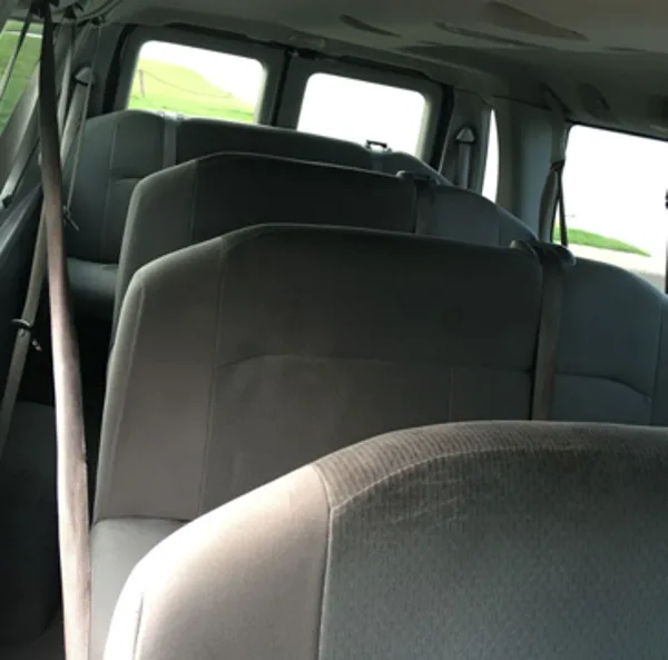 Four Rows of Bench Seats