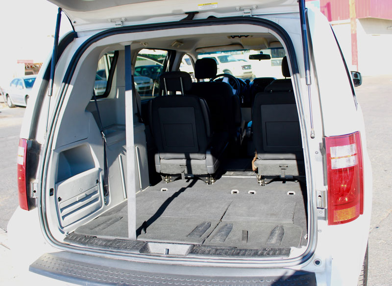 The Minivan seating 4 provides Tons of space for Luggage